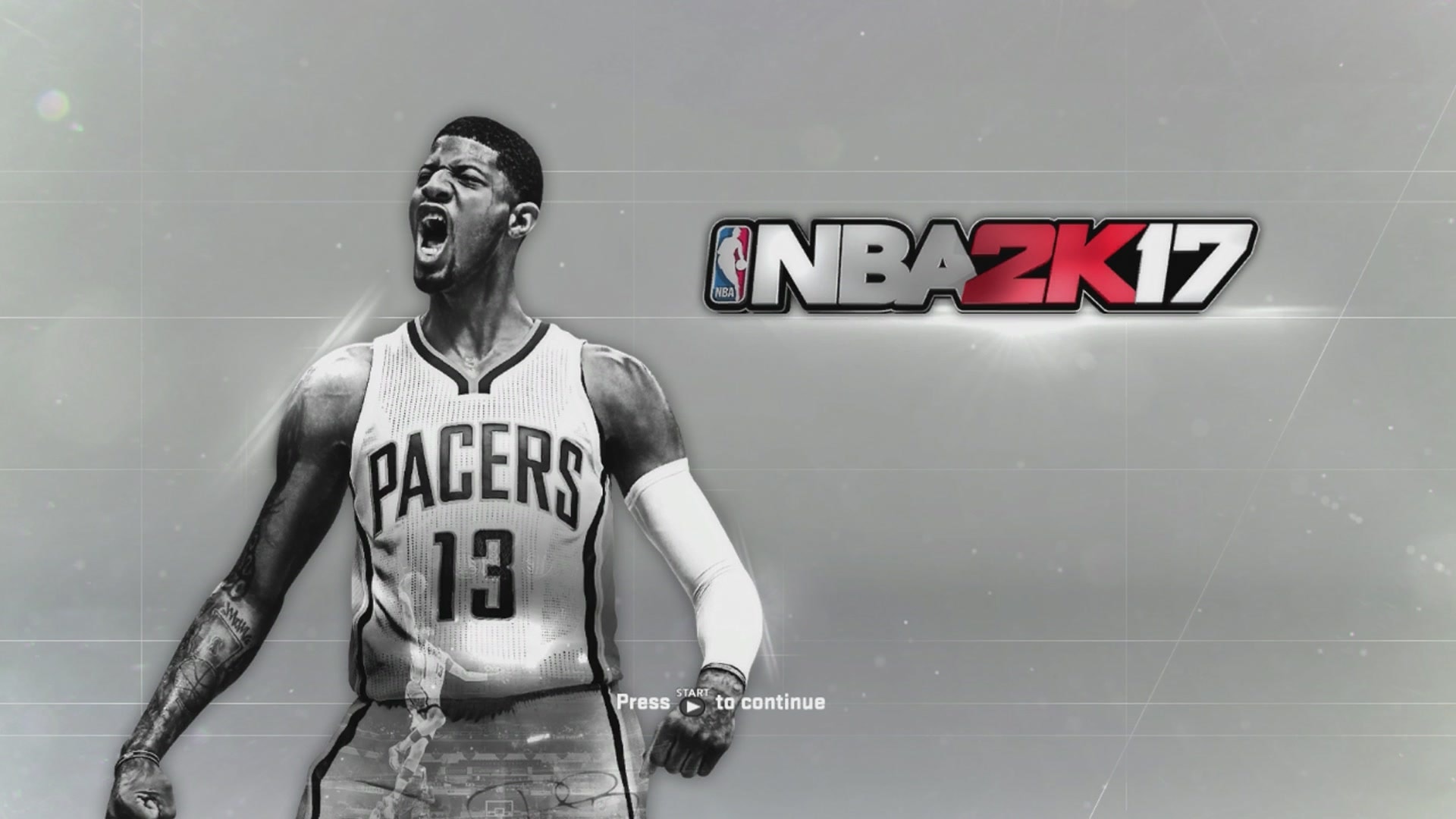 NBA 2K7 title screen for Xbox 360